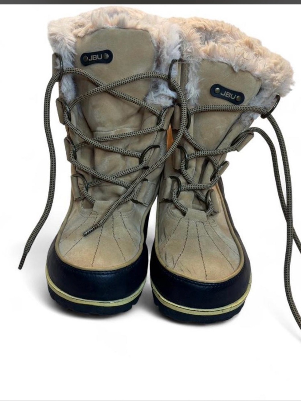 MendocinTan and Black Faux-Fur Lined Winter Boots